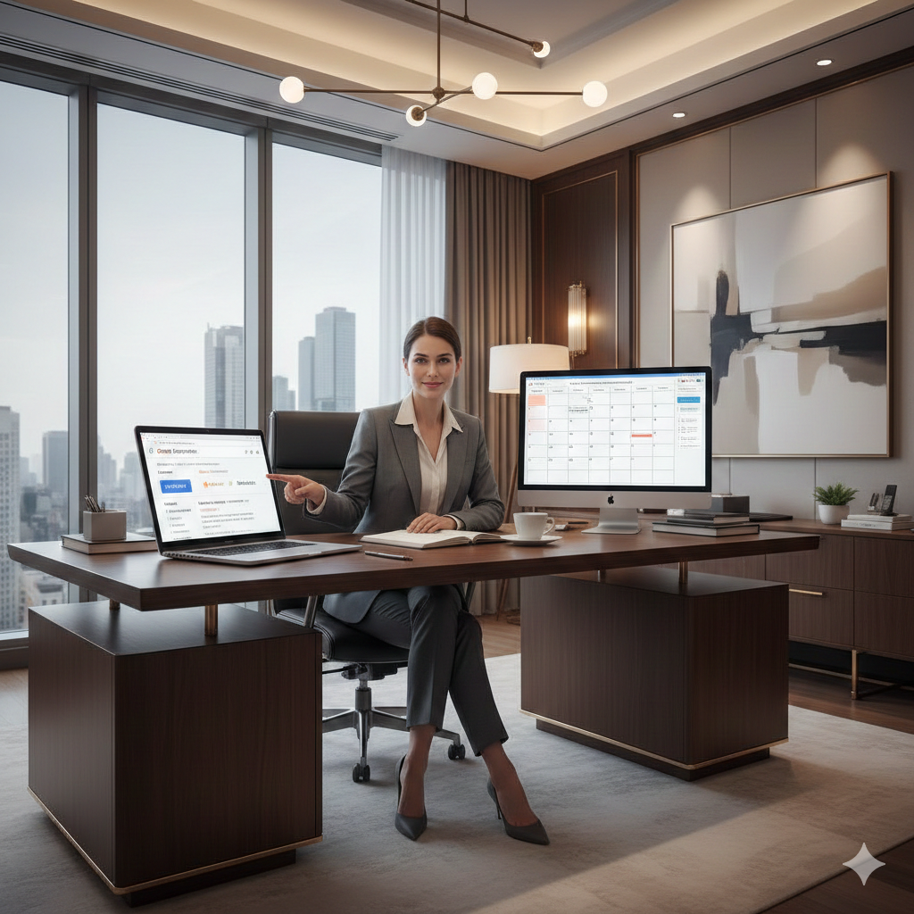 Google review management performance dashboard with rating growth chart